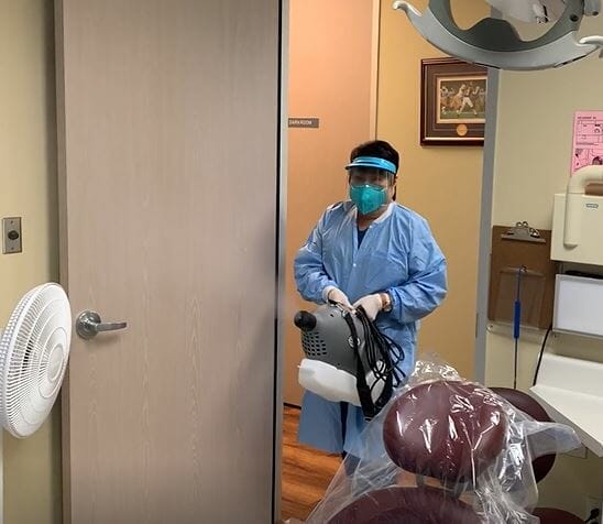 Disinfecting Treatment Rooms from COVID-19 at West Houston Periodontics